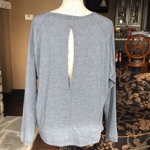 lululemon Box it out long sleeve heathered blue